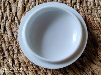 Cukřenka/dozička kvetinový modrý dekor Míšeň/Meissen - 4