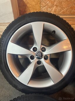 ALU Kola ŠKODA 5x112 R16 DIONE Zimní Pneu 215/45/16 - 4
