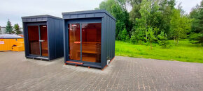 Venkovní finská panoramatická sauna Diamant - 4