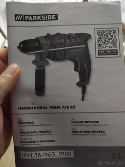 Příklepová vrtačka Parkside - 4