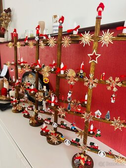 Vánoční svícen - ruční výroba - 4