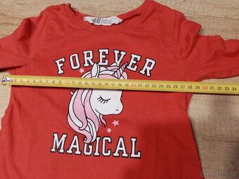 šaty/tunika HM unicorn vel. 110/116 - 4