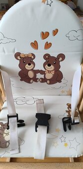 Dětská dřevěná jídelní židlička - 4