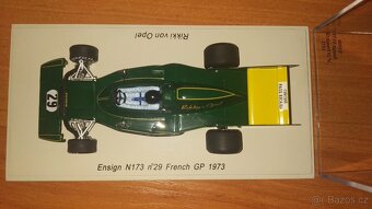 F1 Ensign N173 #29 Rikky von Opel 1973 French GP Spark 1:43 - 4