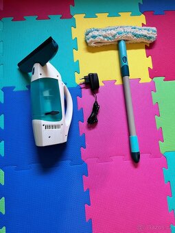 Leifheit set Vysavač na okna (hubice 28 cm), mop, tyč 50 cm - 4