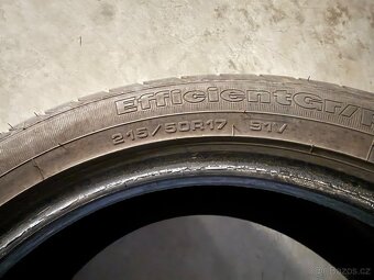 prodám letní pneumatiky 215/50/17 Goodyear a Hankook sada - 4