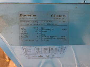 Buderus G124X - plynový litinový kotel - 4
