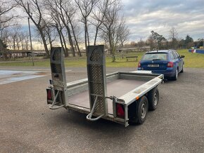 ✅Brzděný příves na bagr Ifor Williams 2700 kg, nová STk - 4