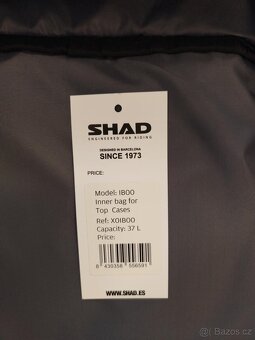 vnitřní taška SHAD X0IB00 nová, chybí popruh přes rameno - 4