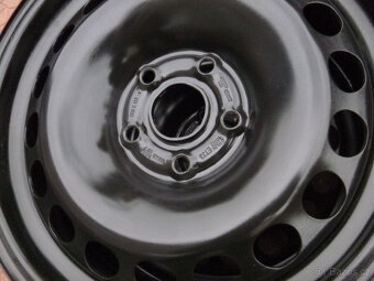 Plechové disky kola sada originál VW 5x112 6,5Jx16 ET33 - 4