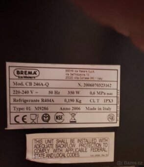 Vyrobnik ledu Brema - 4