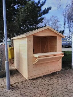 Prodejní stánek dřevěný, zahradní domek - 4