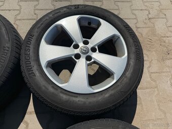 4x al kola 5x115 17 + pneu letní 225/55 R17 - 4