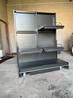 Zakázkové regály – 300 kg nosnost, téměř nové - 4