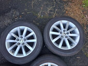 Alu kola 16" Škoda Alaris 5x100 s pneu 205/60R16 - 4