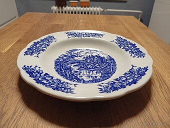 STARÝ PYROBLAN PORCELÁNOVÝ TALÍŘ BRITISH PETROLEUM FRANCE - 4