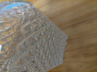 Retro stará sklenice či karafa na whisky, whiskey, koňak rum - 4