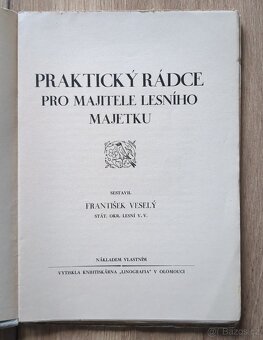 Praktický rádce pro majitele lesního majetku, 1929 - 4