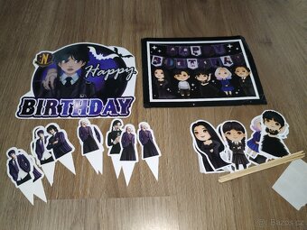 Wednesday výzdoba narozeninová - 4