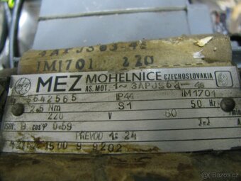 elektromotor s převodovkou na 220v - 4
