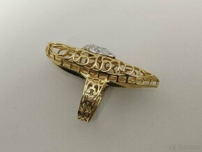 Dámský zlatý prsten Versace - 4