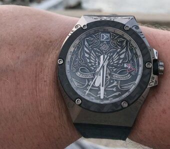 FRANCK DUBARRY, model FILETEADO GMT, originál hodinky - 4