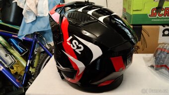 Prodám modulární helmu LS2 Drifter Triality red. - 4
