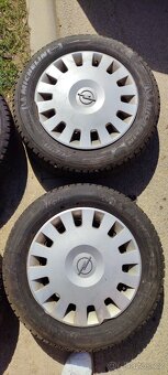 Opel Corsa plechová kola + zimni pneu 5,5Jx14 et49 4x100 - 4