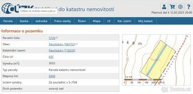 Prodám dva pozemky v k.ú. Pasohlávky - 4