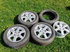Alu Aluett 5x108 14" + pneu Barum 185/60-14H - 4