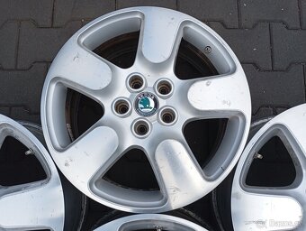 originální alu kola škoda 5x112 r17 - 4