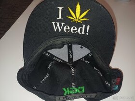 Kšiltovka marihuana cannabis Snapback, nová nepoužitá - 4