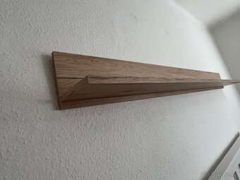 Nástěnná police RIVA - dub sonoma, šířka 180 cm - 4