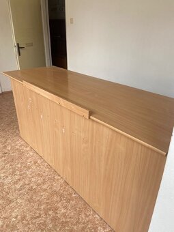 Stůl 200×70×92 cm – světlý dekor, s úložným prostorem - 4