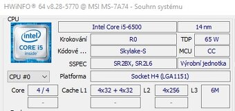 Intel Core i5-6500 (LGA 1151) - 4