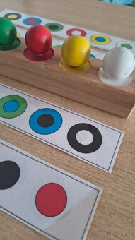 Montessori barevné kuličky - 4