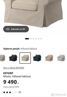 Křeslo IKEA Ektorp - 4