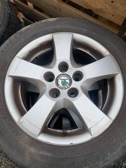 Alu kola 14” 5x100 Škoda a letní pneu 185/60/R14 - 4