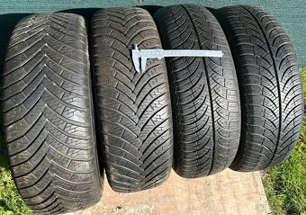 4x pneu celoroční 185 65R 14 86H, použité - 4
