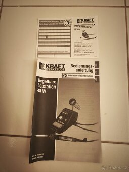 Pájecí stanice Kraft Werkzeuge (TÜW certifikace) zánovní - 4