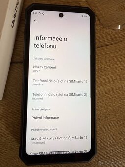 Oukitel WP27 12GB/256GB mobil s infra foťákem - 4