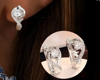 4x nové náušnice + 1x nový prsten - 4