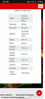 Invalidní elektro tříkolka - 4