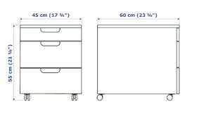 Zásuvkový díl Ikea GALANT - 4