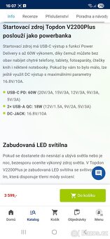 Startovací zdroj Topdon - 4