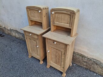 KRÁSNÉ STAROŽITNÉ NOČNÍ STOLKY PO RESTAUROVÁNÍ - 4