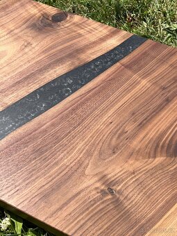 Stolová deska - Americký ořech a epoxydova pryskyříce - 4