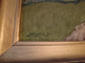 Starý obraz Hrazdil 1930 - 4