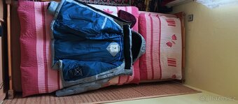 Nepromokavá zimní bunda + čepice - 4