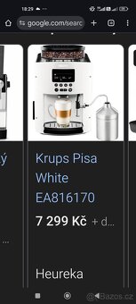 Krups Pisa White EA816170 Espresso automaticky kávovar - 4
